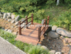 Wooden Garden Bridge