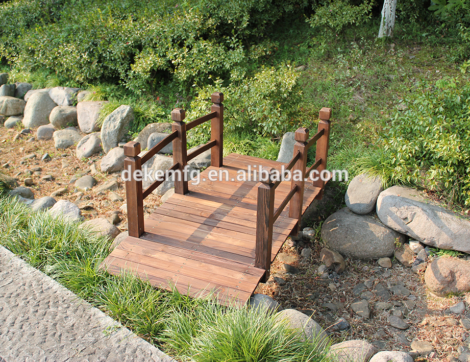 Wooden Garden Bridge