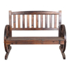 Garden Bench Patio Garden Wooden Wagon Wheel Bench Wooden Outdoor Furniture