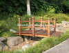 Wooden Garden Bridge