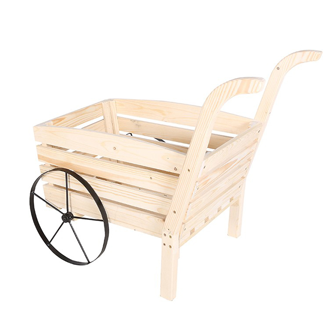 Wooden Flower Cart 