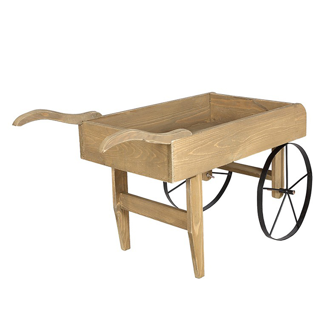 Wooden Flower Cart