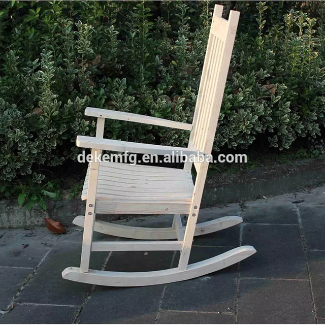 Wood Log Rocking Chair