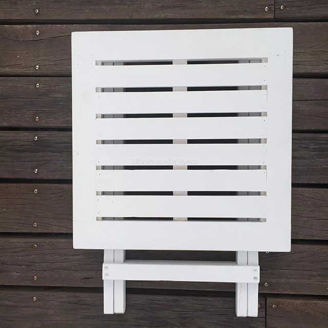 Folding Square Side Table 