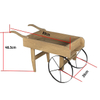 Wooden Flower Cart