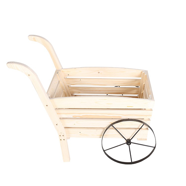 Wooden Flower Cart 