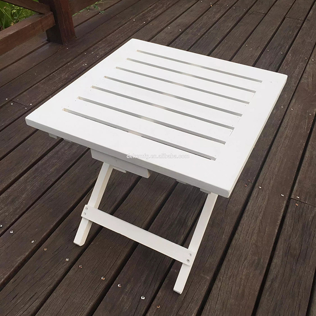 Folding Square Side Table 