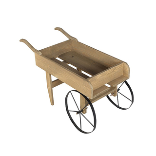 Wooden Flower Cart