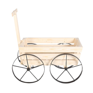 Wooden Flower Cart