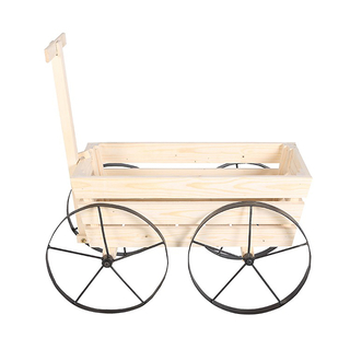 Wooden Flower Cart