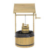 Wooden Wishing Well Planter