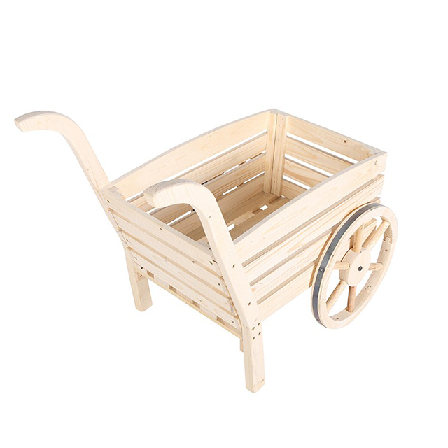 Wooden Flower Cart 