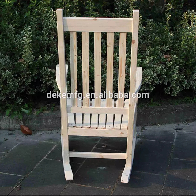 Wood Log Rocking Chair